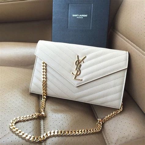 ysl white handbag.